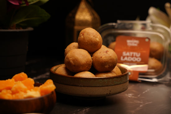 Sattu Laddoo - (Pure Ghee & Jaggery) 6 PCS
