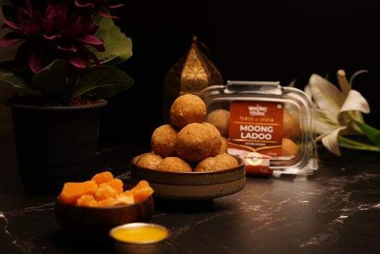 Moong Laddoo - (Pure Ghee & Jaggery) 6 PCS