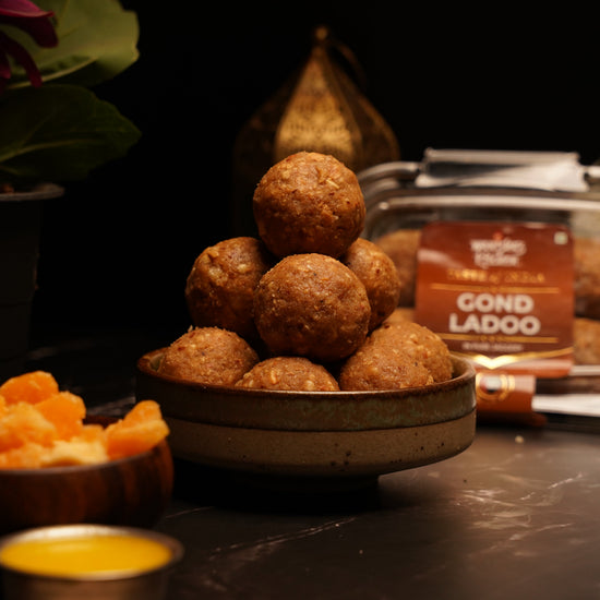Gond Laddo (Pure Ghee & Jaggery) - 12 PCS