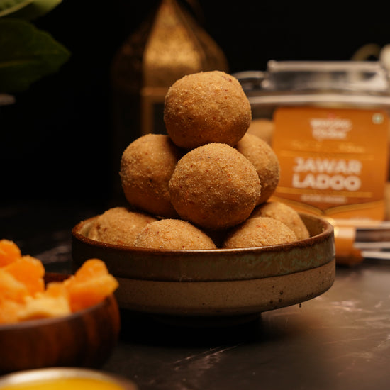 Jowar Ladoo (Pure Ghee & Jaggery) - 12 PCS