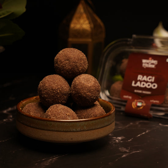 Ragi Laddoo (Pure Ghee & Jaggery) - 12 PCS